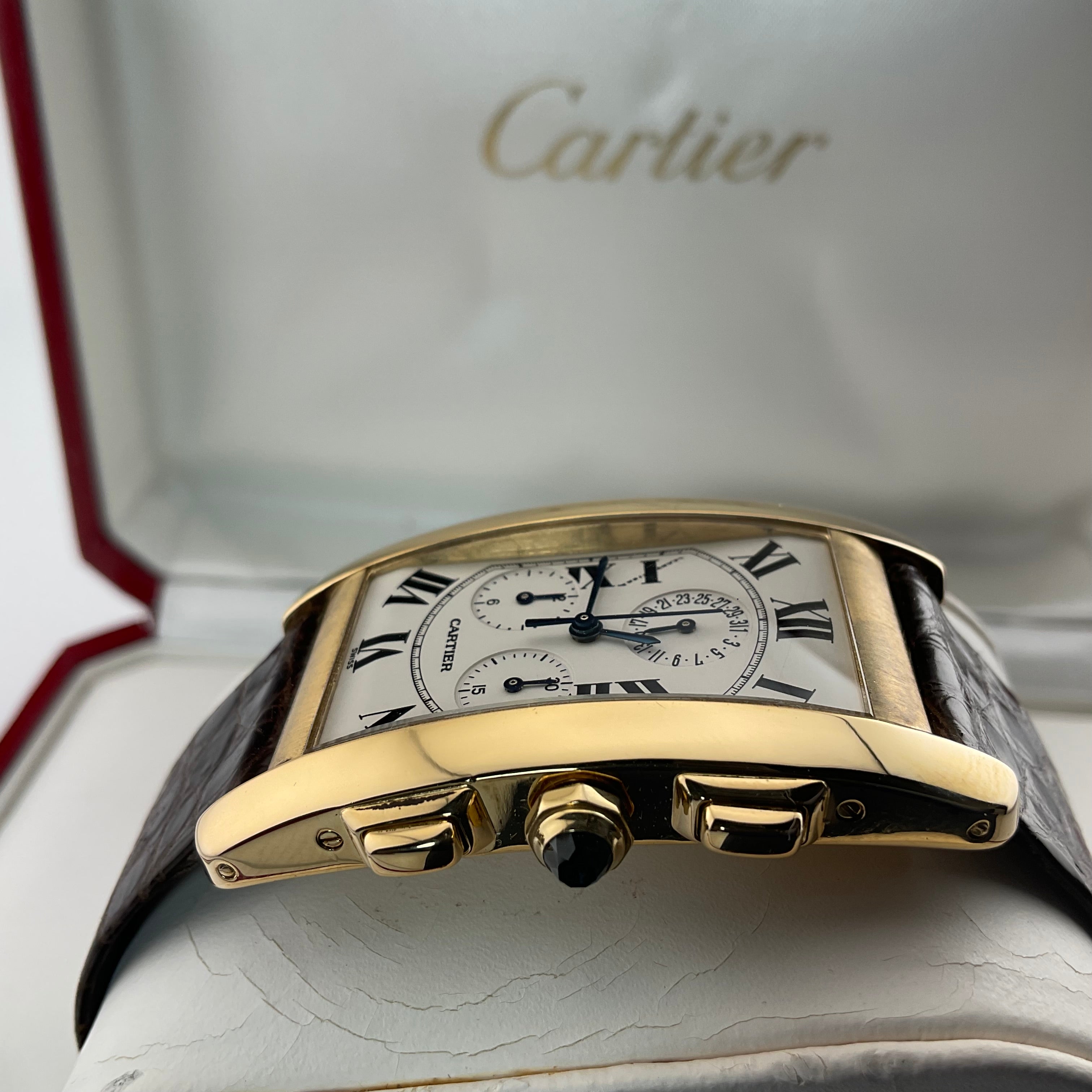 Cartier Tank Americaine | W2601156 | 1998 | Full Set