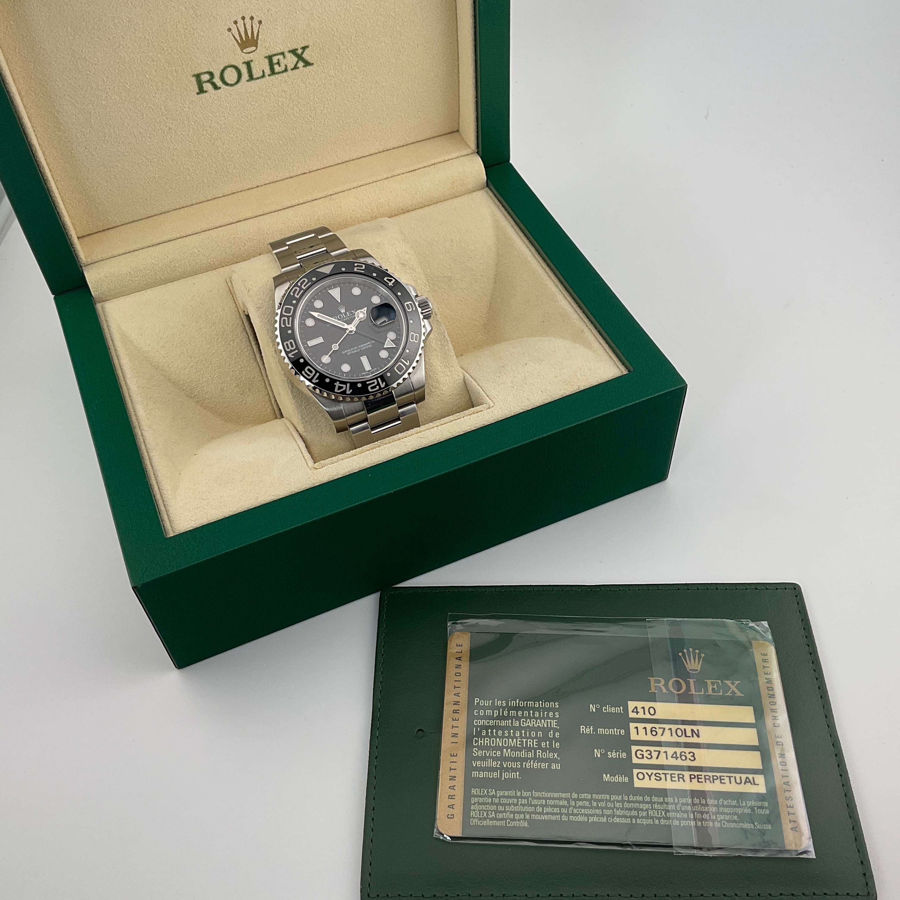 Rolex GMT Master II | 116710LN | 2012 | Full Set