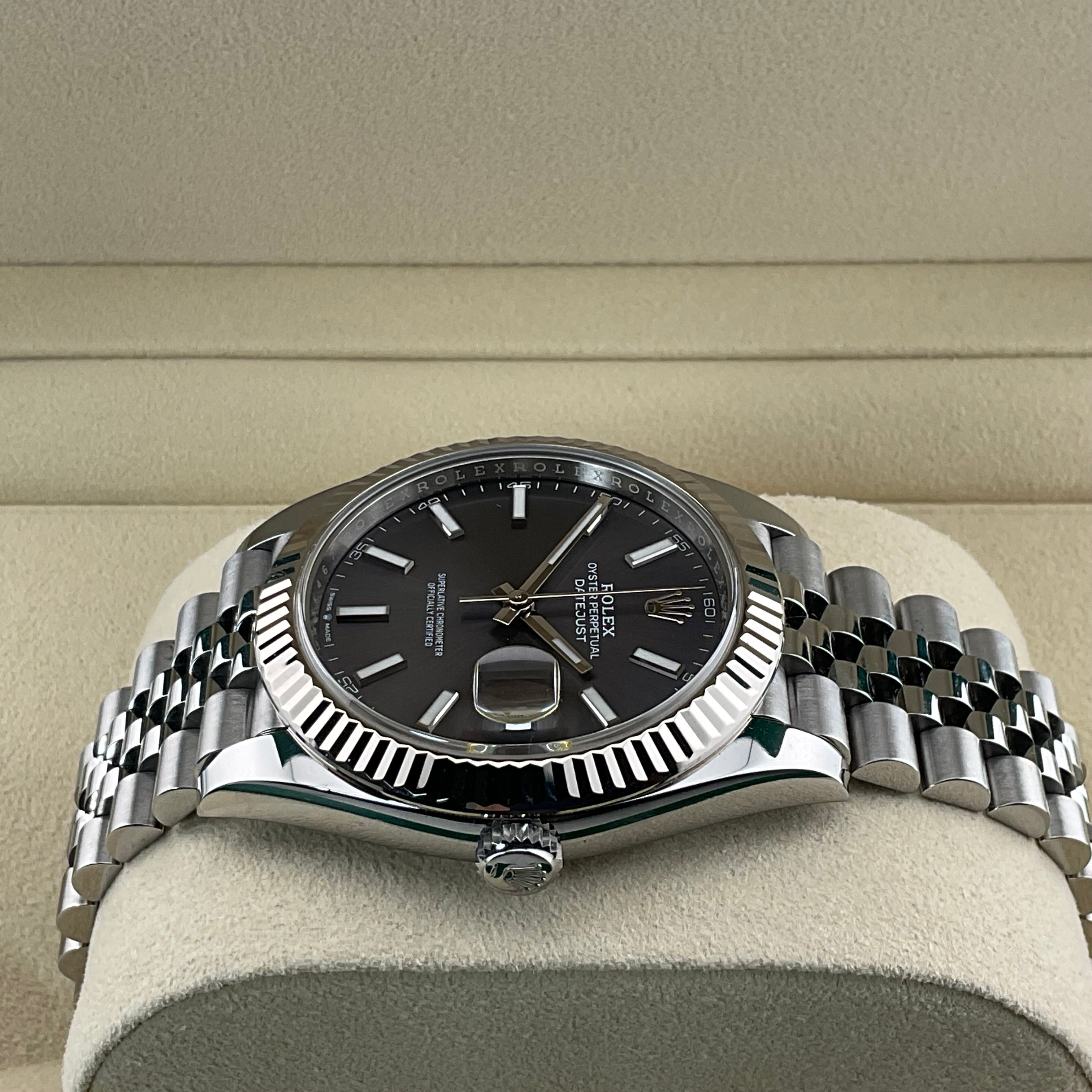 Rolex Datejust 41 | 126334 rhodium jubilee | 2021 | full set