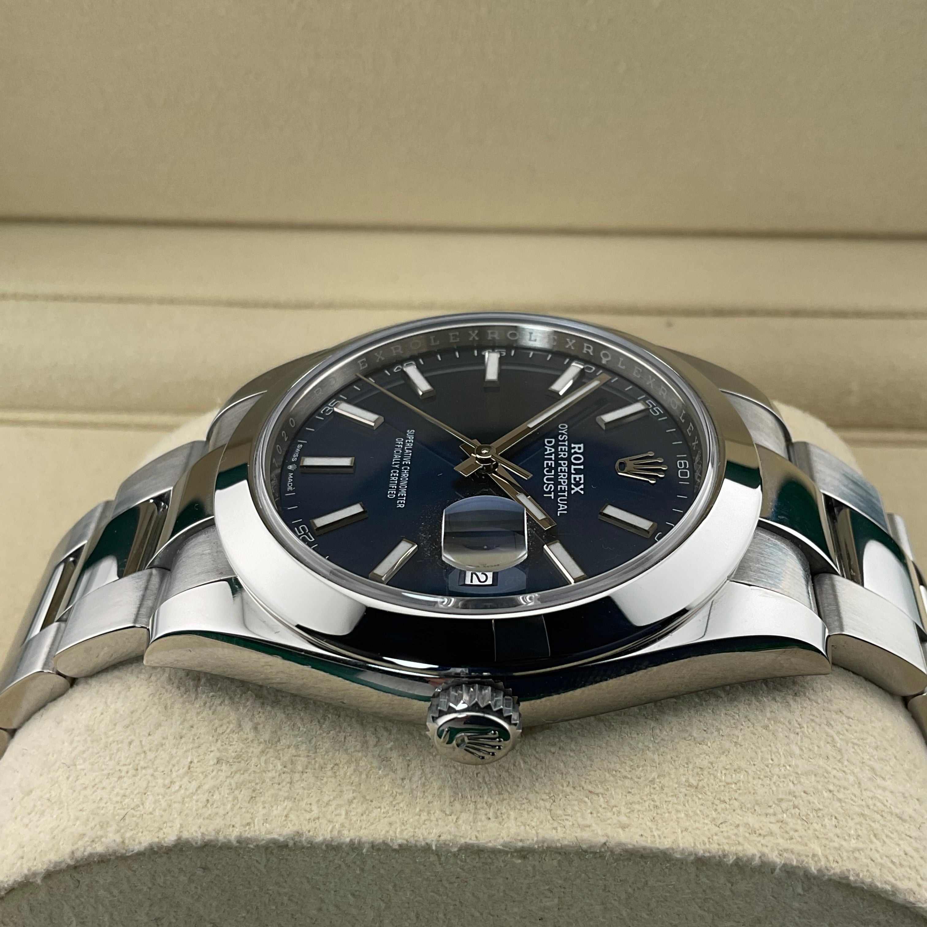 Rolex Datejust 41 | 126300 blau oyster | 2019 | full set