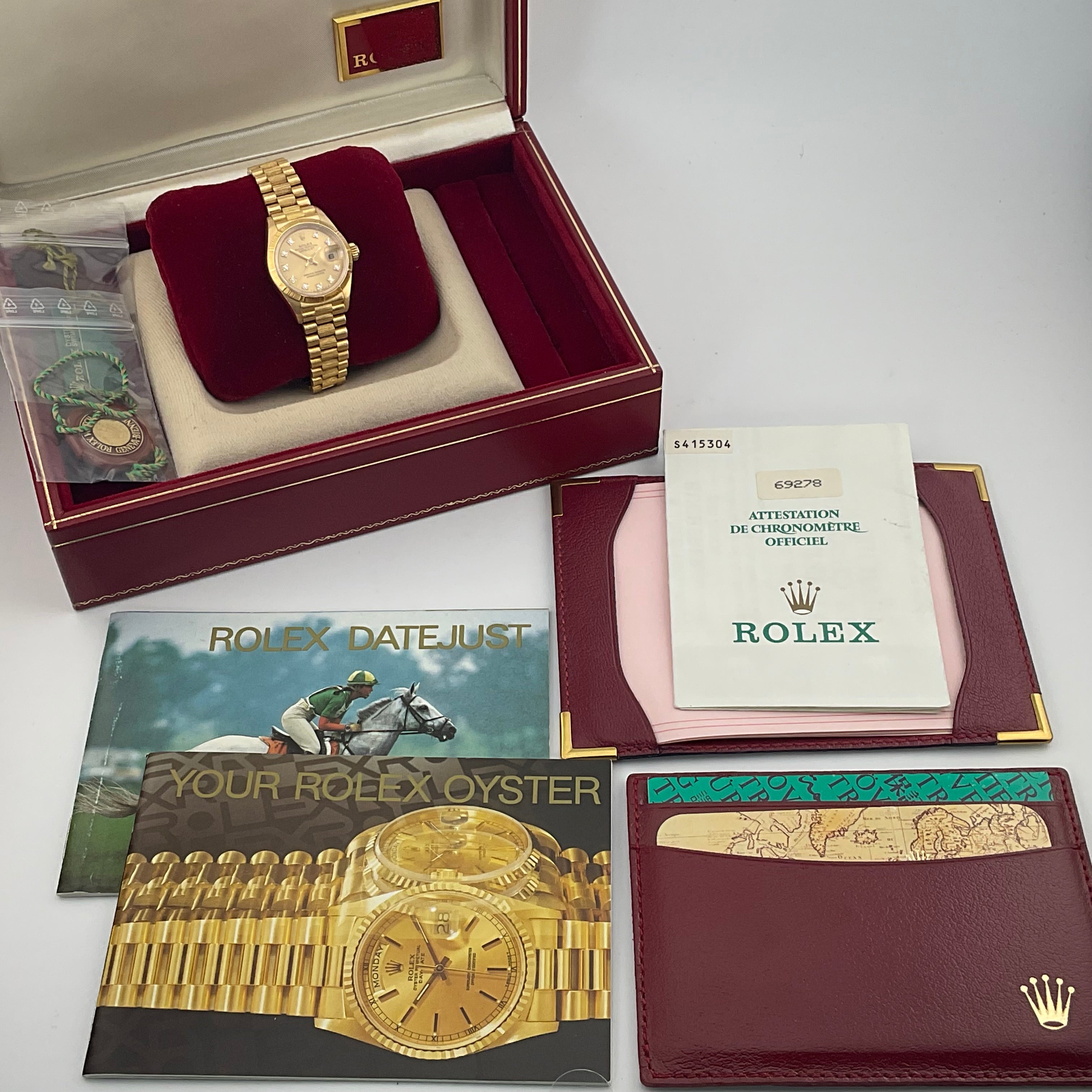 Rolex Datejust 26 | 69278 | Champagner diamant | 1994 | full set