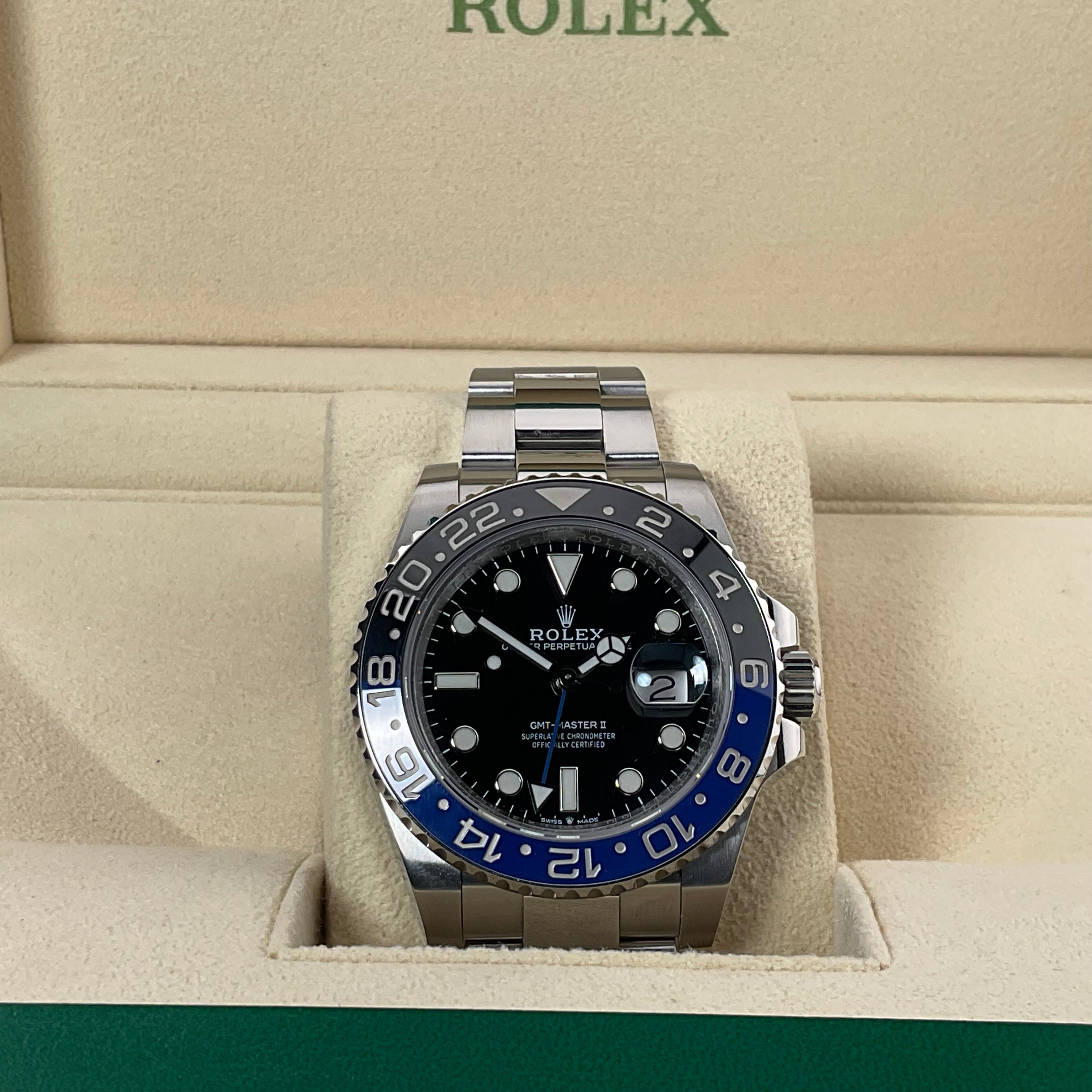 Rolex GMT Master II Batman | 126710BLNR | 2022 | Full Set