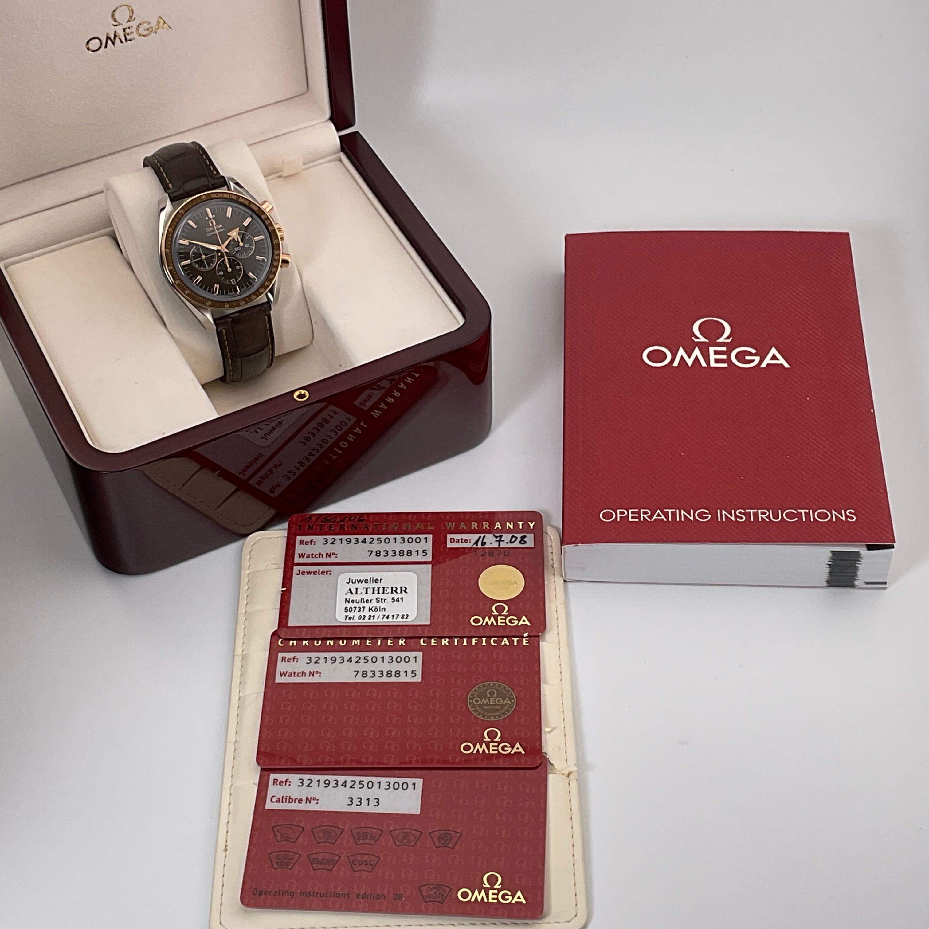 Omega Speedmaster Broad Arrow |321.93.42.50.13.001 | 2008 | full set
