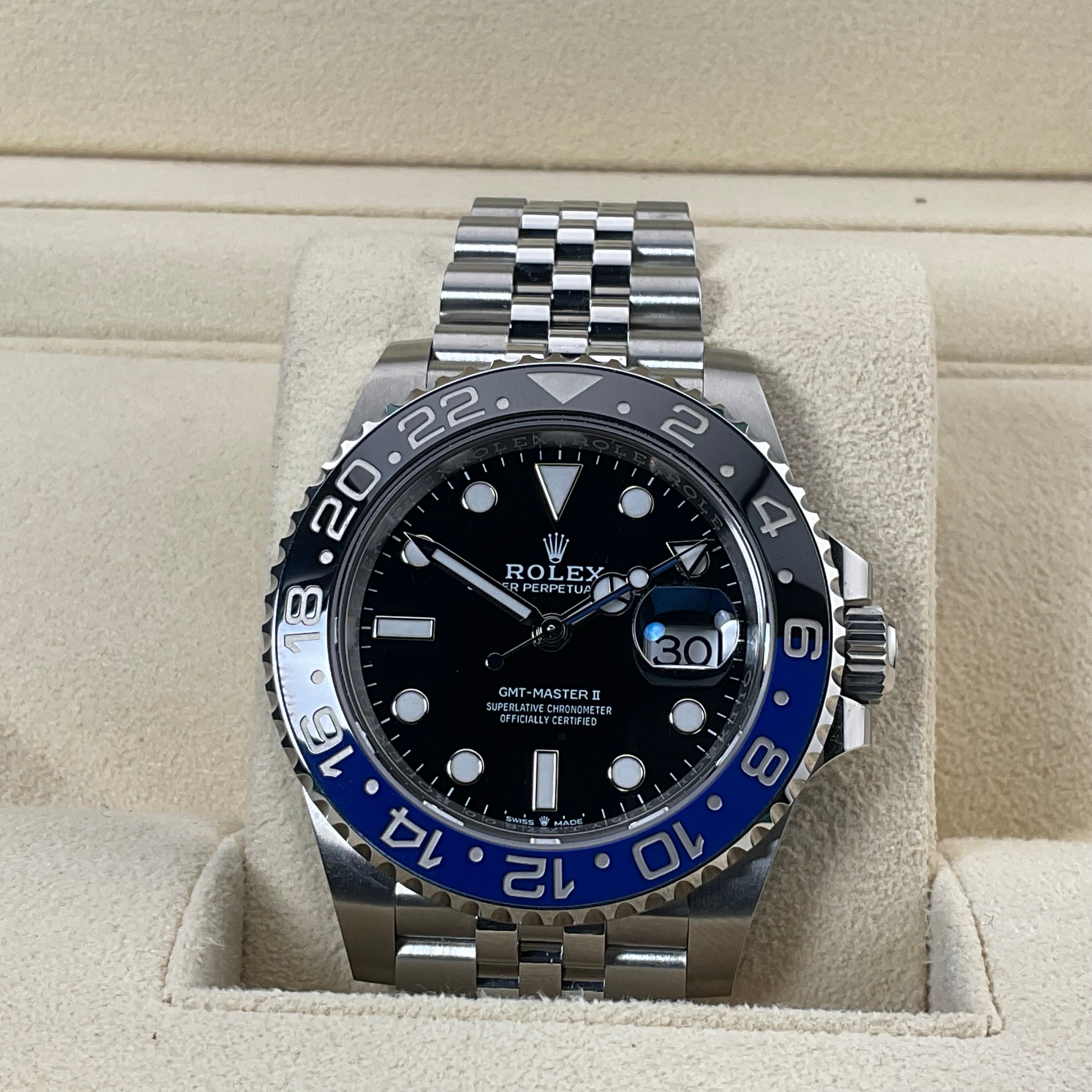 Rolex GMT Master II Batgirl | 126710BLNR | 2024 | Full Set
