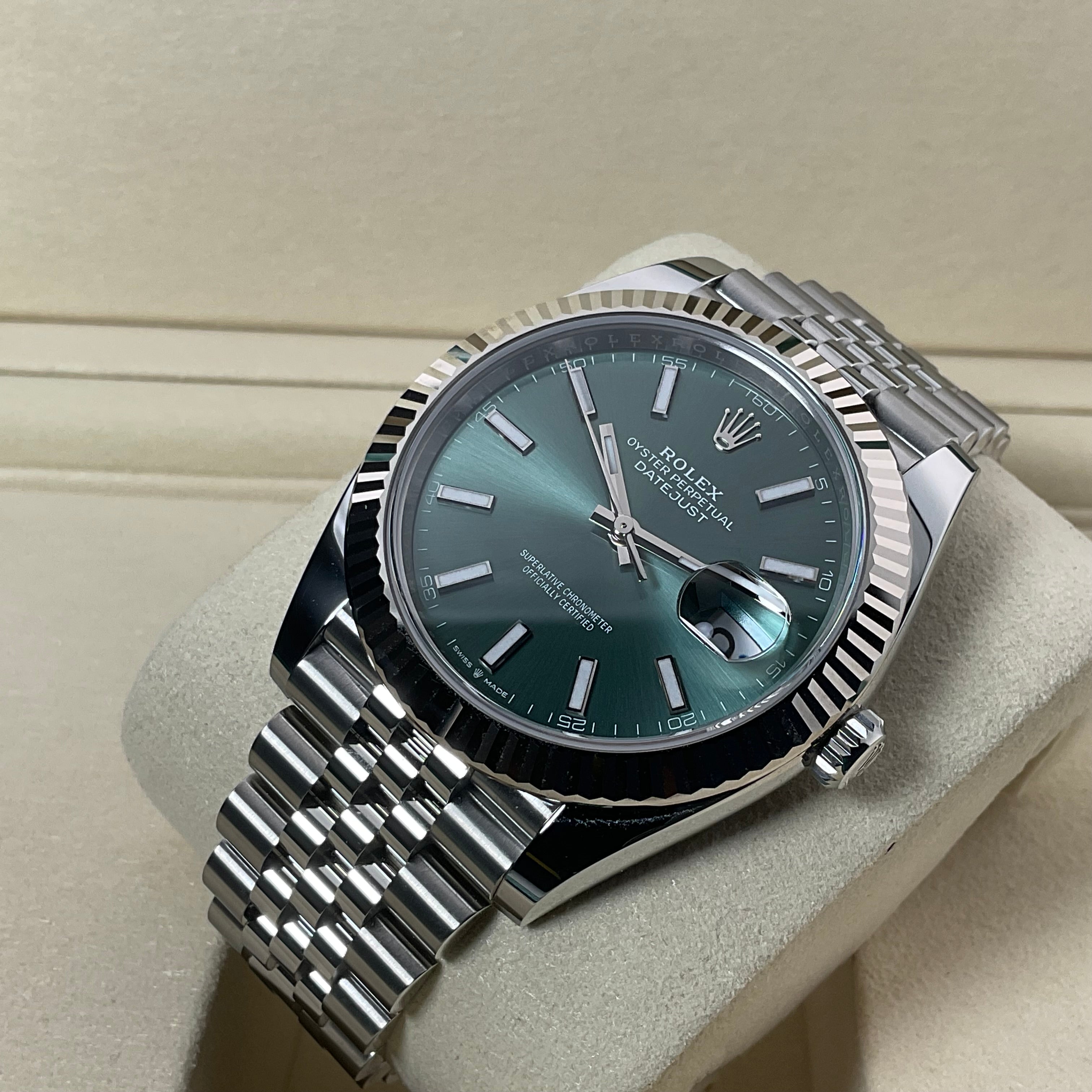 Rolex Datejust 41 | 126334 grün jubilee | 2025 | full set