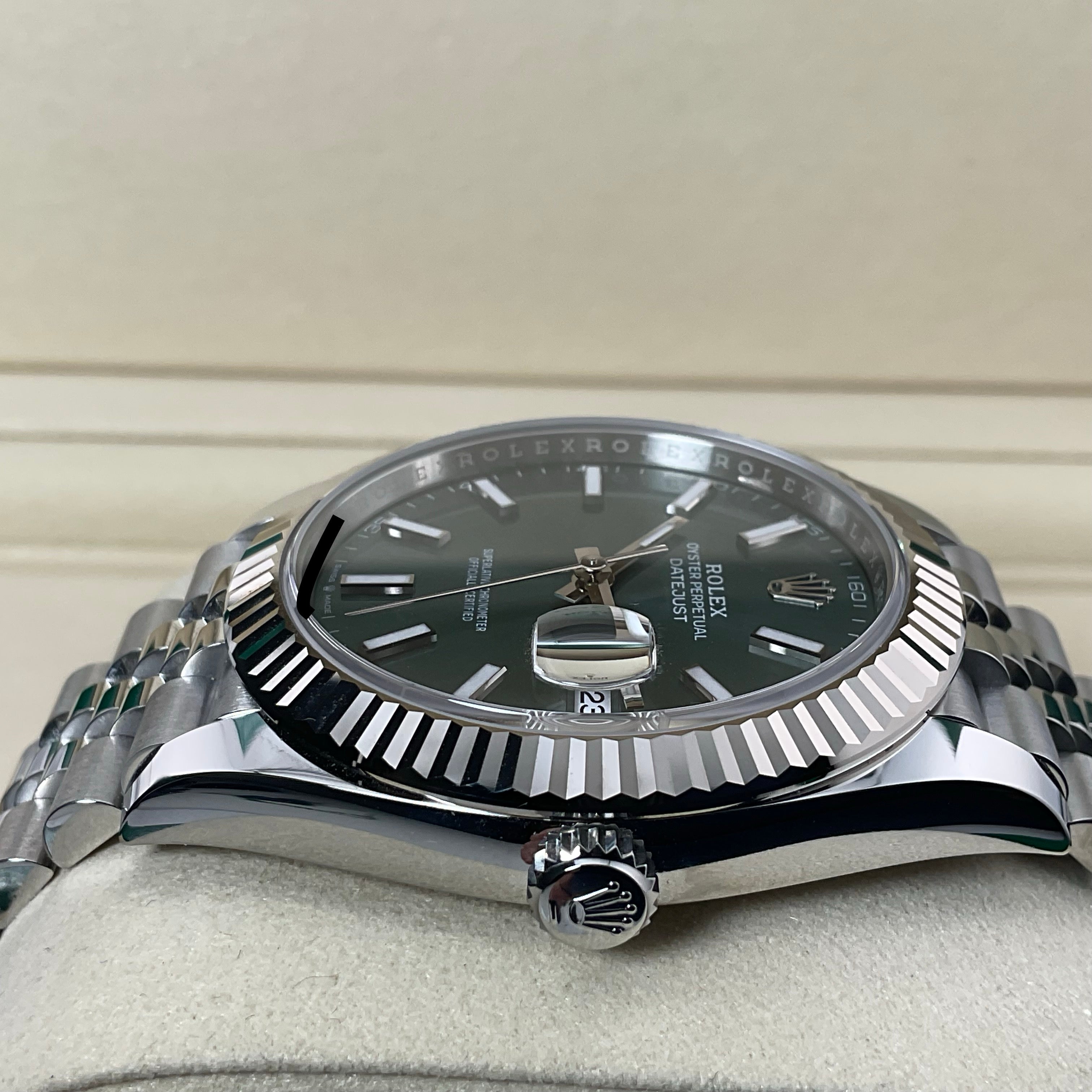 Rolex Datejust 41 | 126334 grün jubilee | 2025 | full set