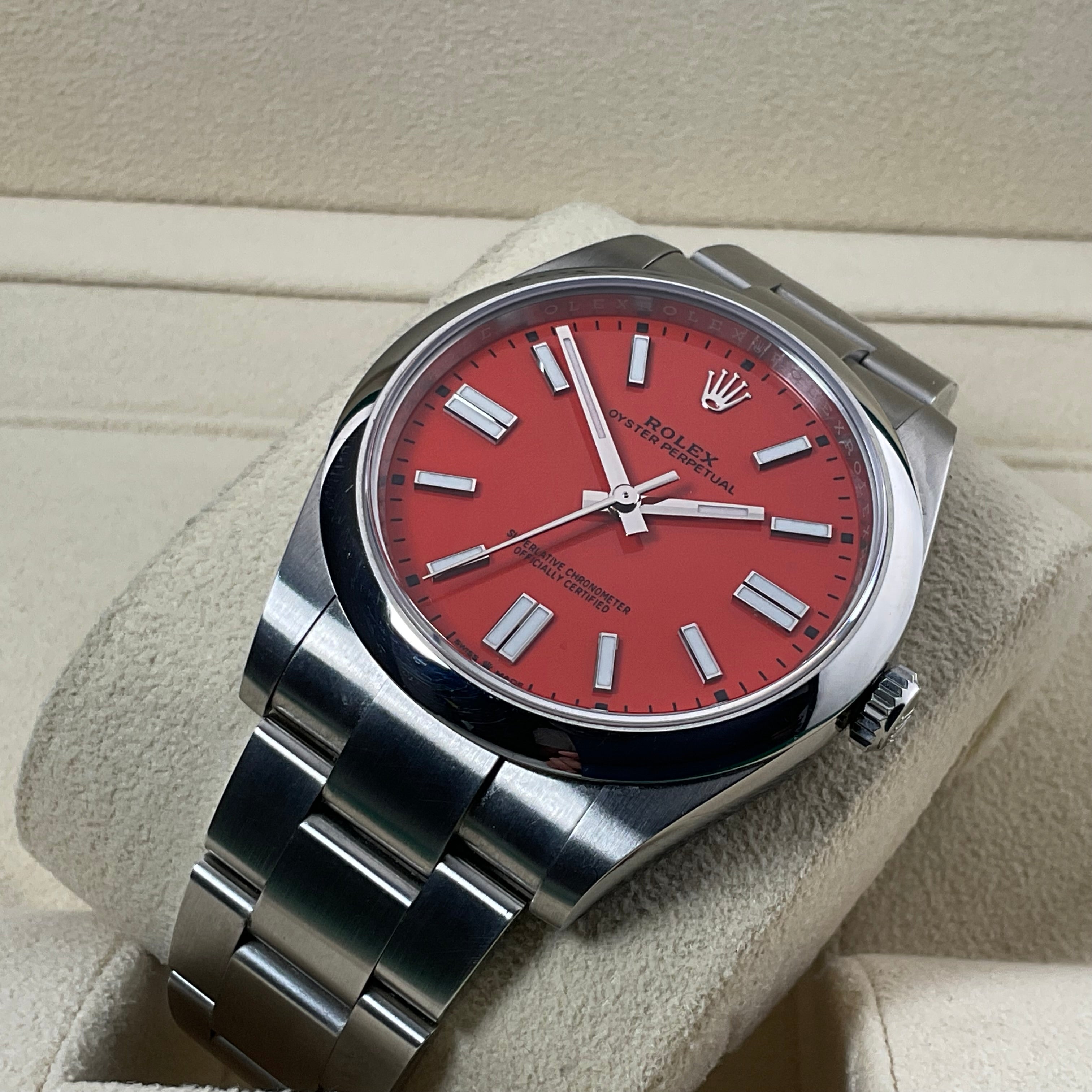 Rolex Oyster Perpetual 41 | 124300 coral | 2022 | full set