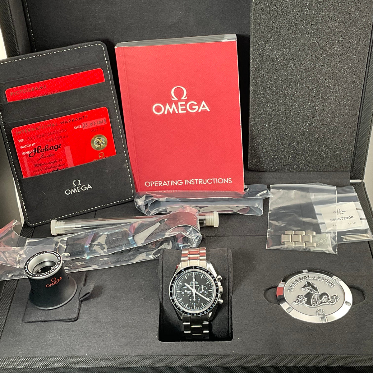 Omega Speedmaster Saphir | 311.30.42.30.01.006 | 2019 | full set