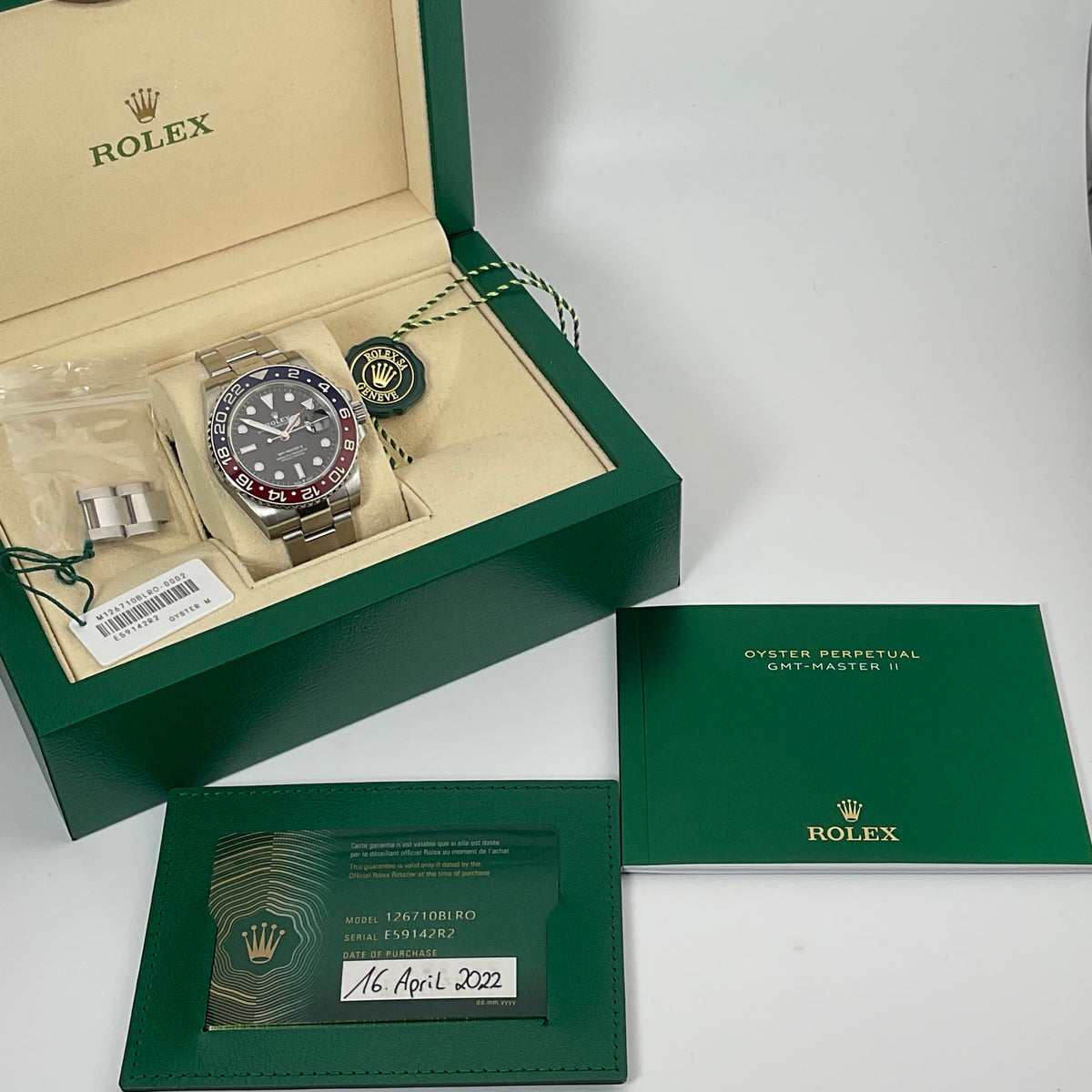 Rolex GMT Master II Pepsi | 126710BLRO | 2022 | Full Set